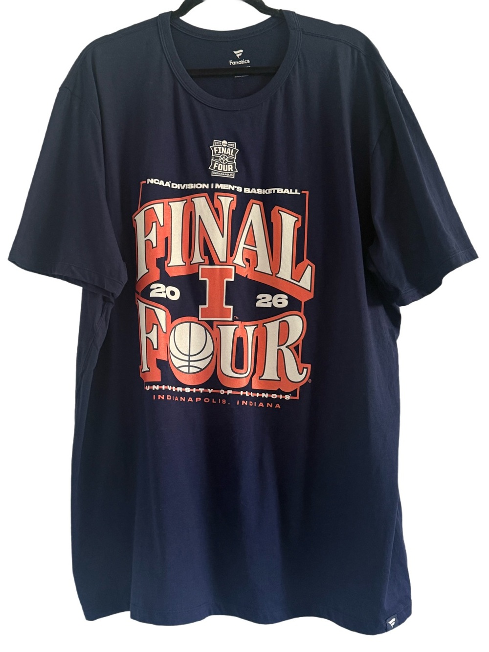 Fanatics Navy Short-Sleeve Final Four 2026 Graphic Tee 2XL